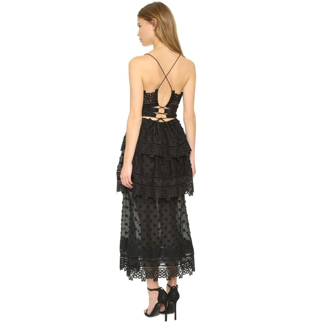Ivy Coton Blend Lace Dress