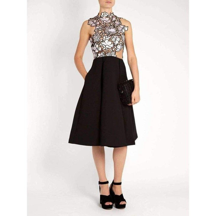 Lilac Guipure Dress
