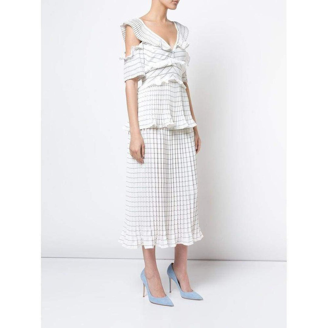 Monochrome Stripe Dress