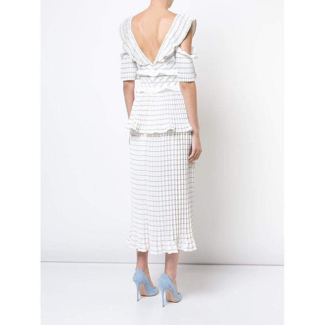 Monochrome Stripe Dress