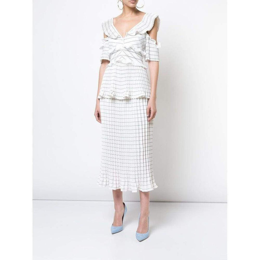 Monochrome Stripe Dress