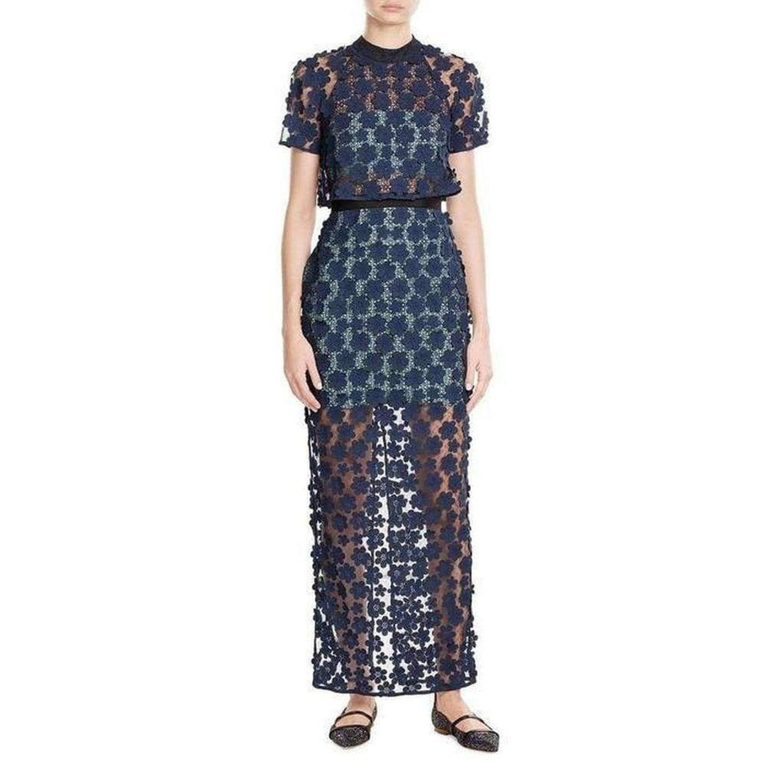 Overlay Lace Maxi Dress