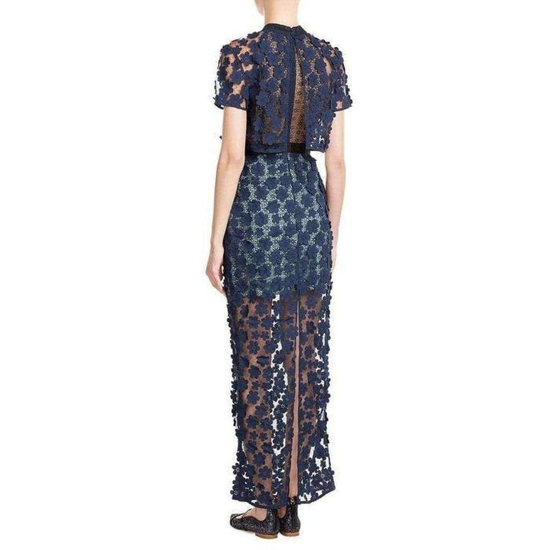 Overlay Lace Maxi Dress