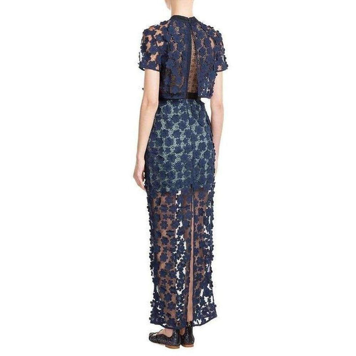 Overlay Lace Maxi Dress