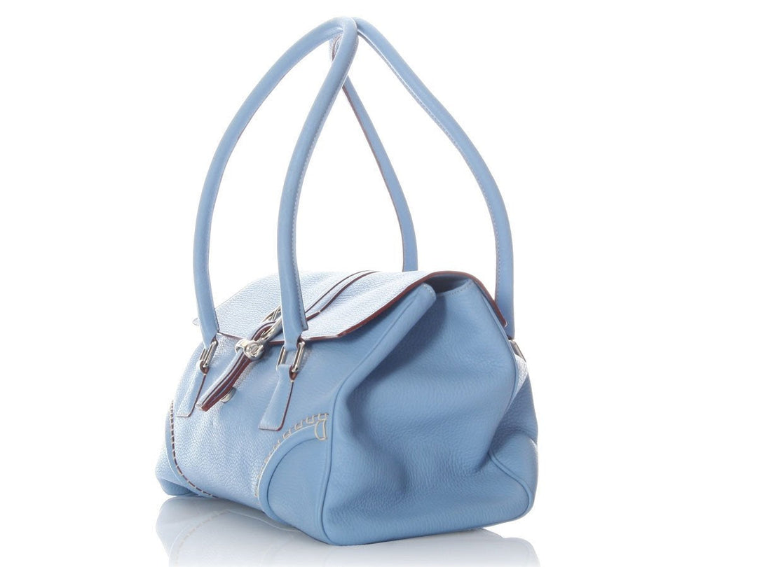 Burbe**y Light Blue Satchel
