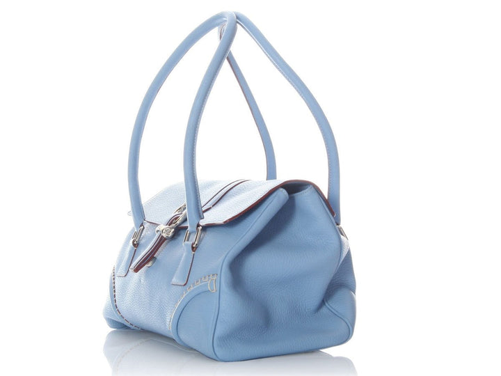 Burbe**y Light Blue Satchel