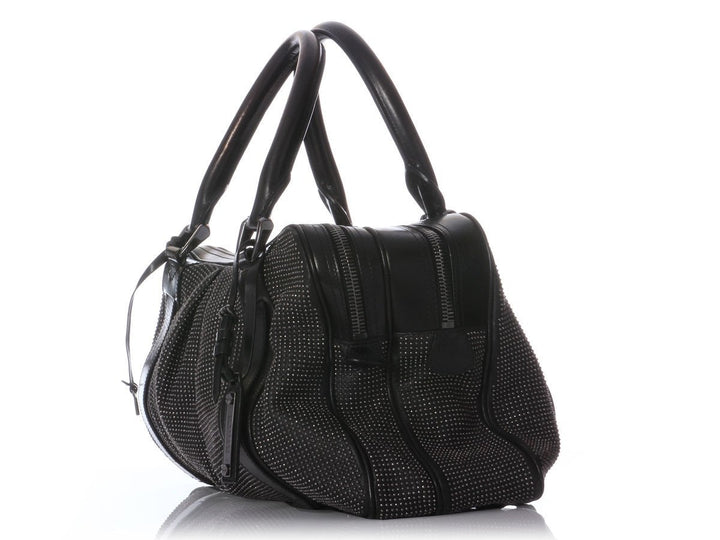 Burbe**y Small Studded Black Knight Bag
