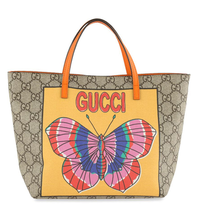 G*G Small GG Supreme Butterfly Canvas Tote