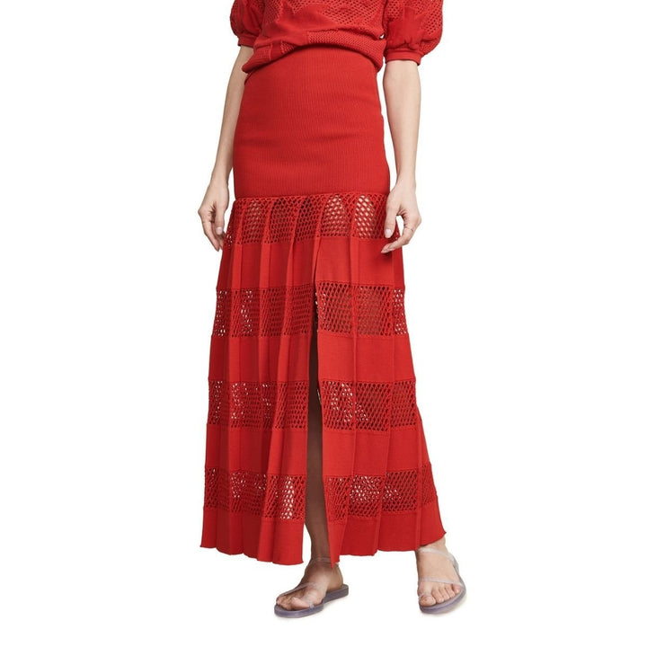 Textured Stripe Skirt