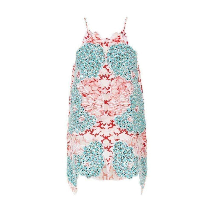 Stella McCartney-Applique Silk Collen Sleeveless Blouse - Runway Catalog