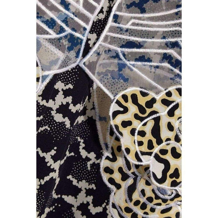 Applique Silk Jumpsuit
