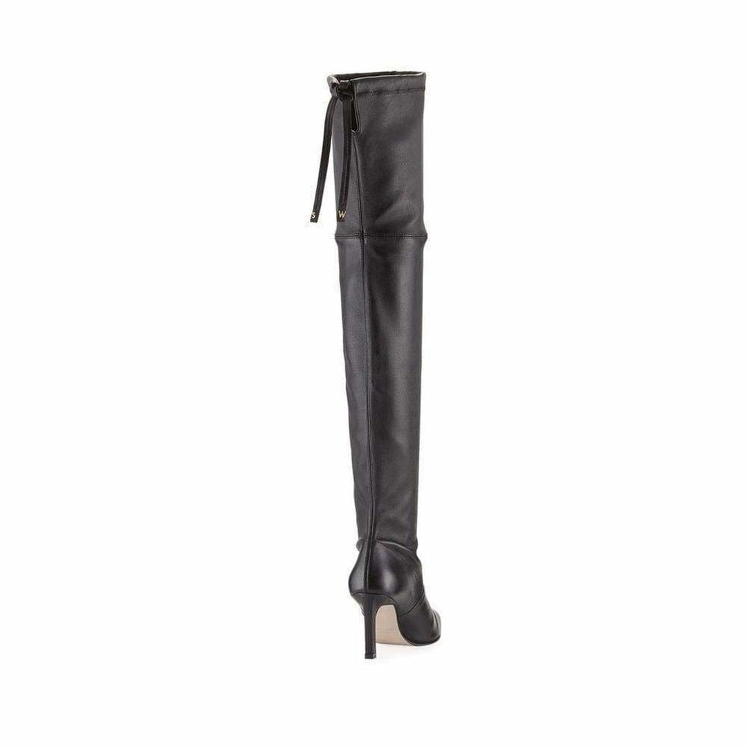 Natalia Over the Knee Length Stretch Leather Boots