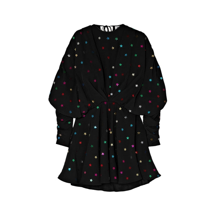 The Attico-Gathered Sequin-embellished Crepe De Chine Mini Dress - Runway Catalog