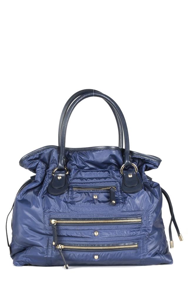 Tod's Tote Blue Quilt Shoulder Bag