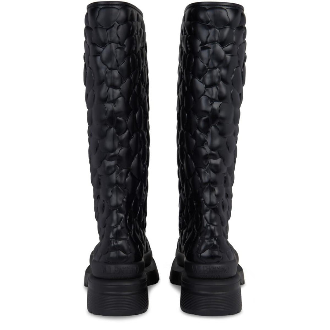 03 Rose Edition 3D Rubber Knee Boots