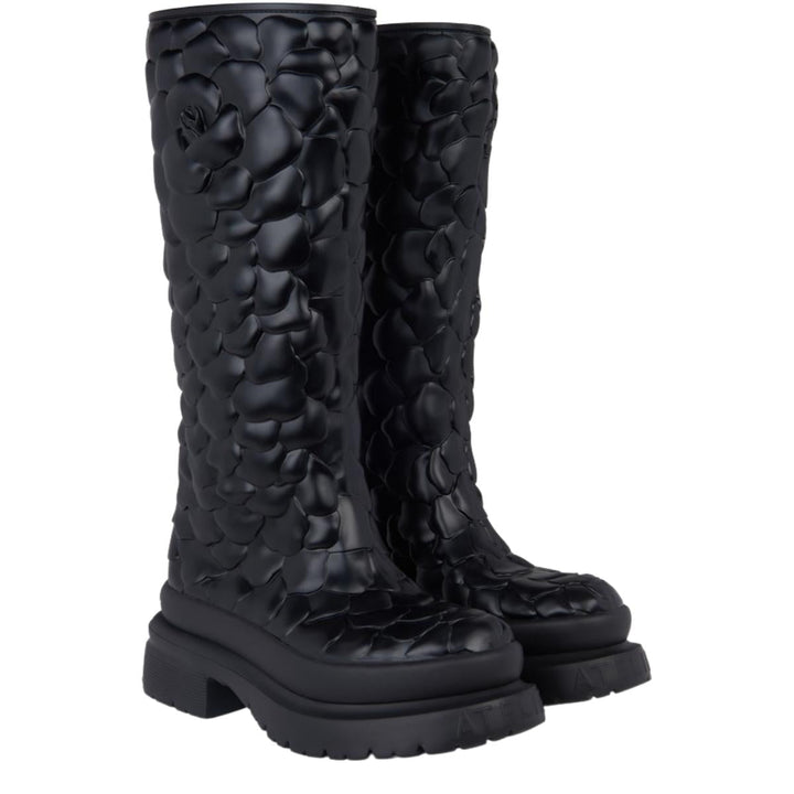 03 Rose Edition 3D Rubber Knee Boots
