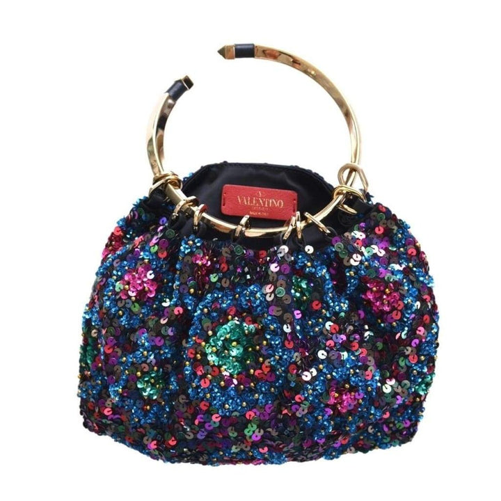 Bebop Loop Sequin Clutch