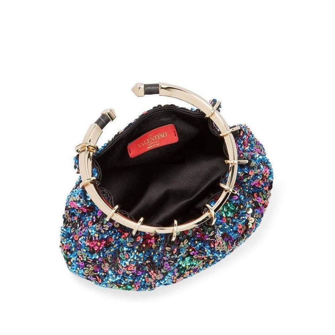 Bebop Loop Sequin Clutch