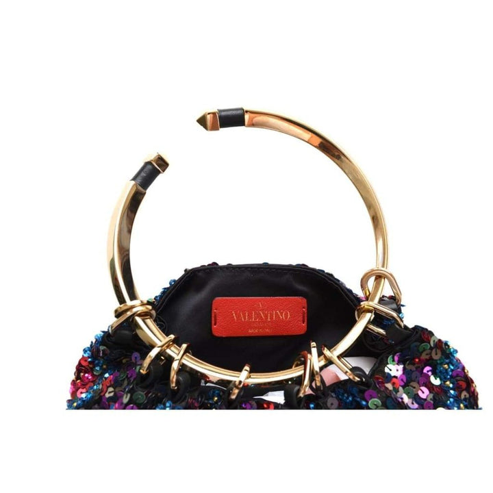 Bebop Loop Sequin Clutch