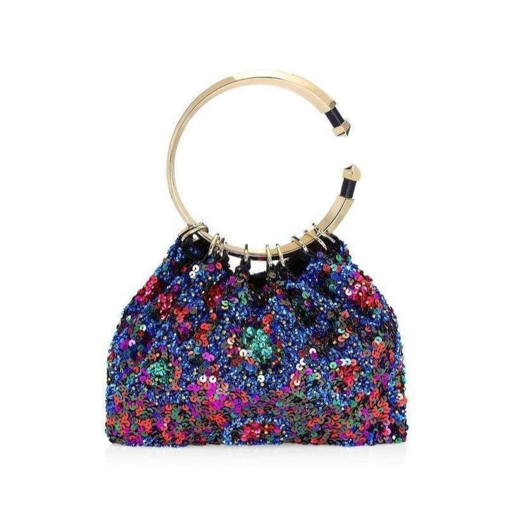 Bebop Loop Sequin Clutch