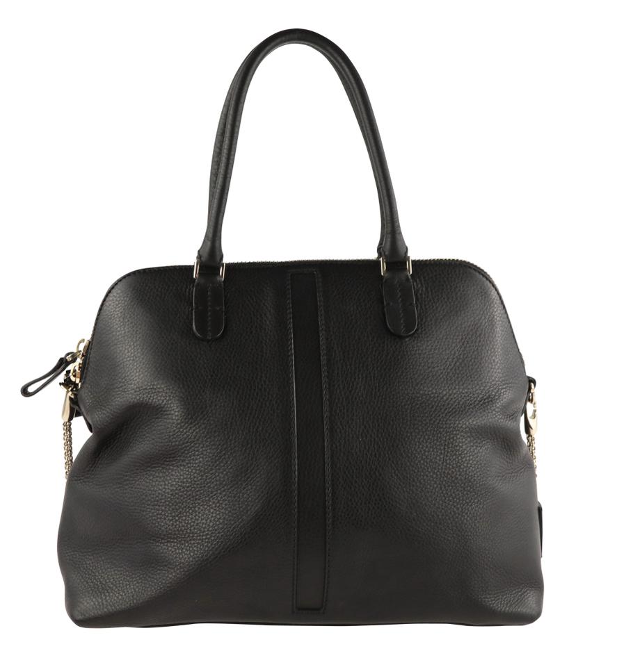 Valentino Bowling Bag Va Va Voom Medium Black Leather Tote