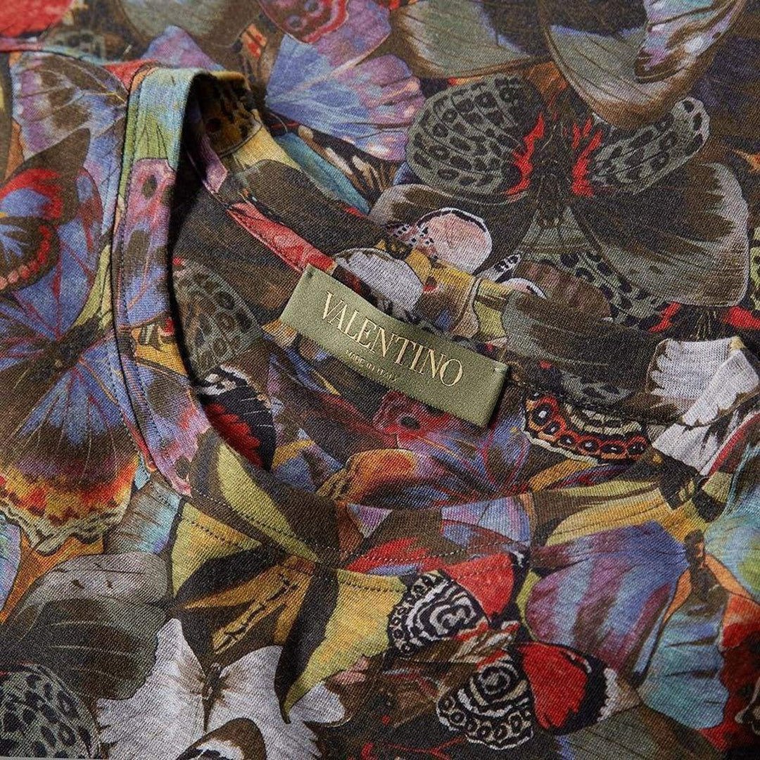 Cotton Butterfly Print T-Shirt