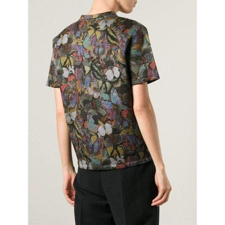 Cotton Butterfly Print T-Shirt