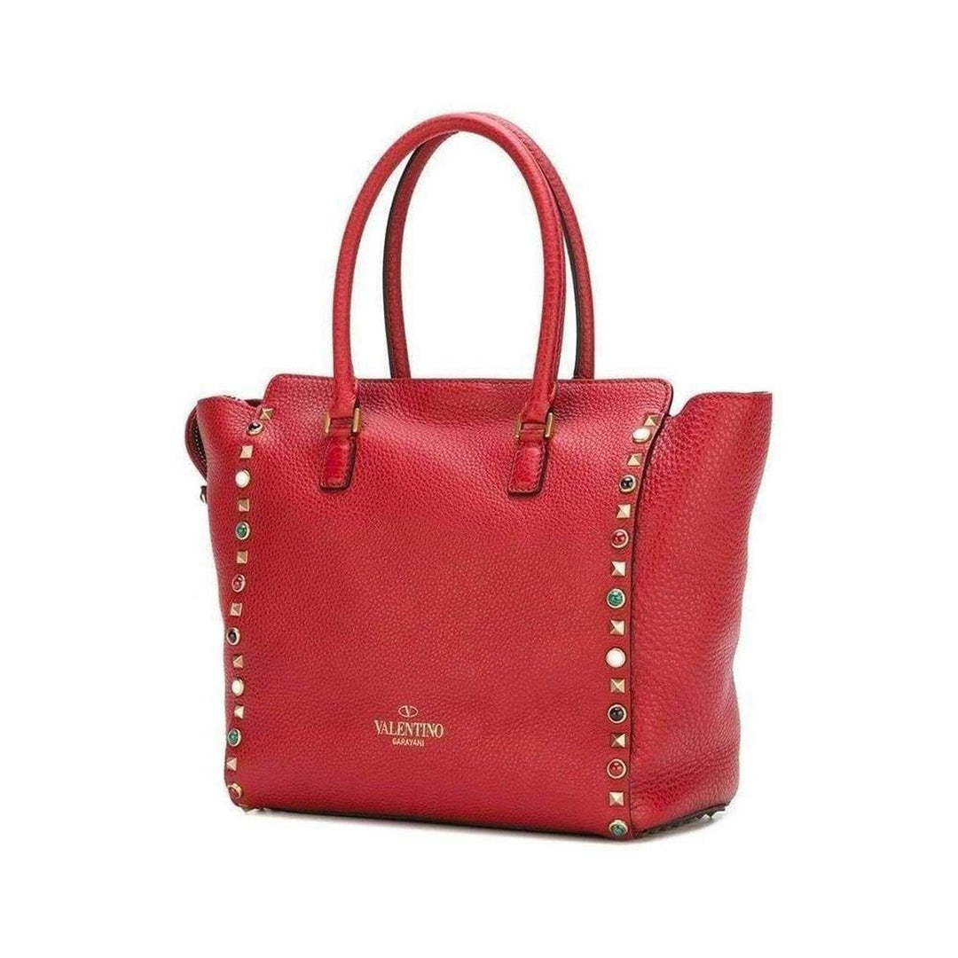 Rockstud Rolling Trapeze Tote Bag