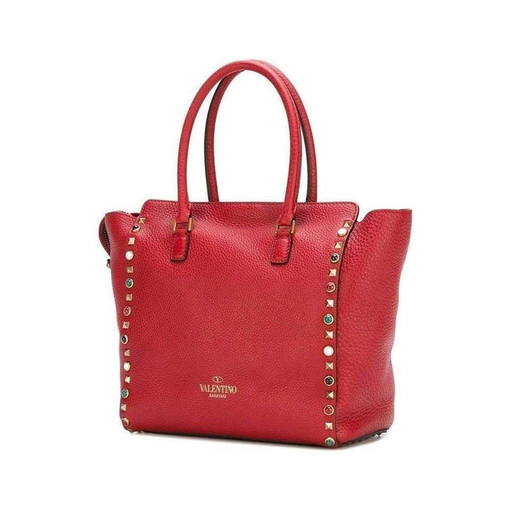 Rockstud Rolling Trapeze Tote Bag