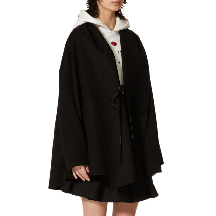 Wool-Cashmere Cape Coat