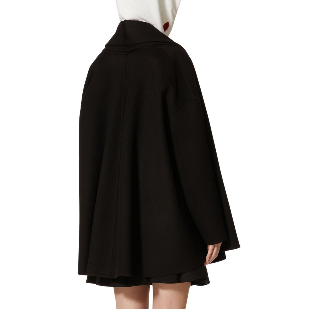 Wool-Cashmere Cape Coat
