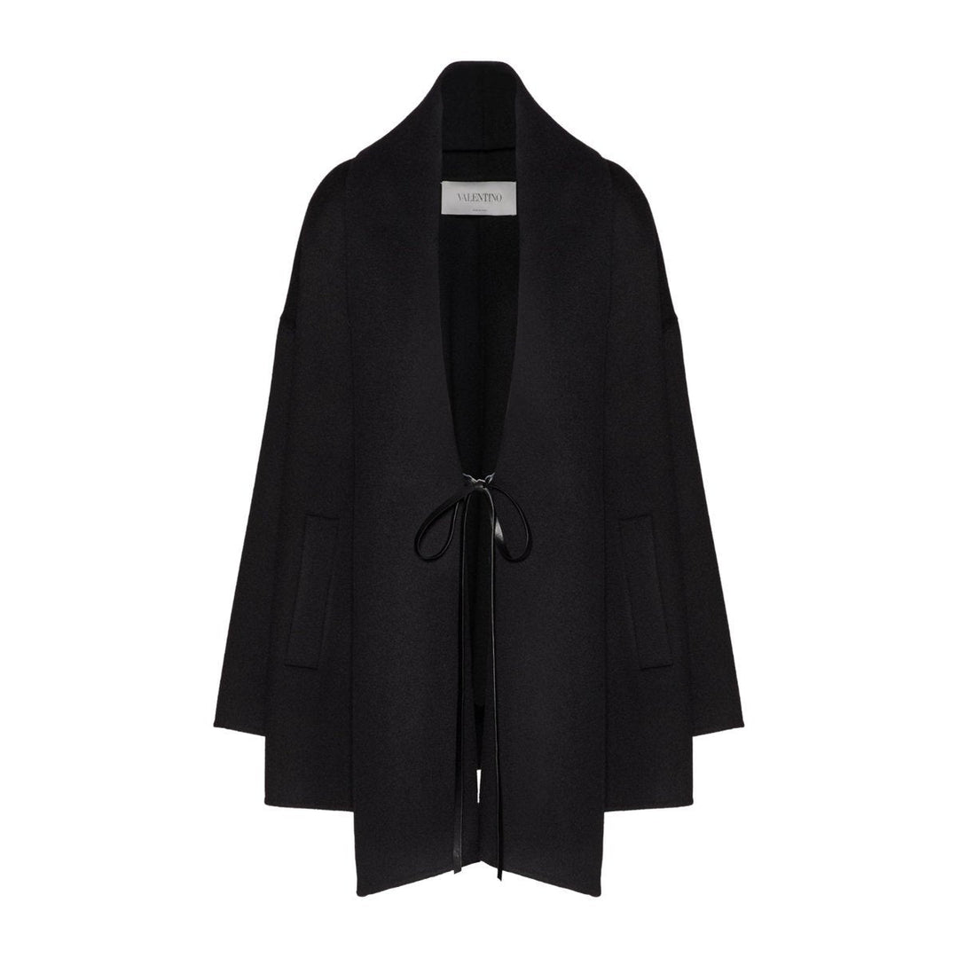 Valentino-Wool-Cashmere Cape Coat - Runway Catalog