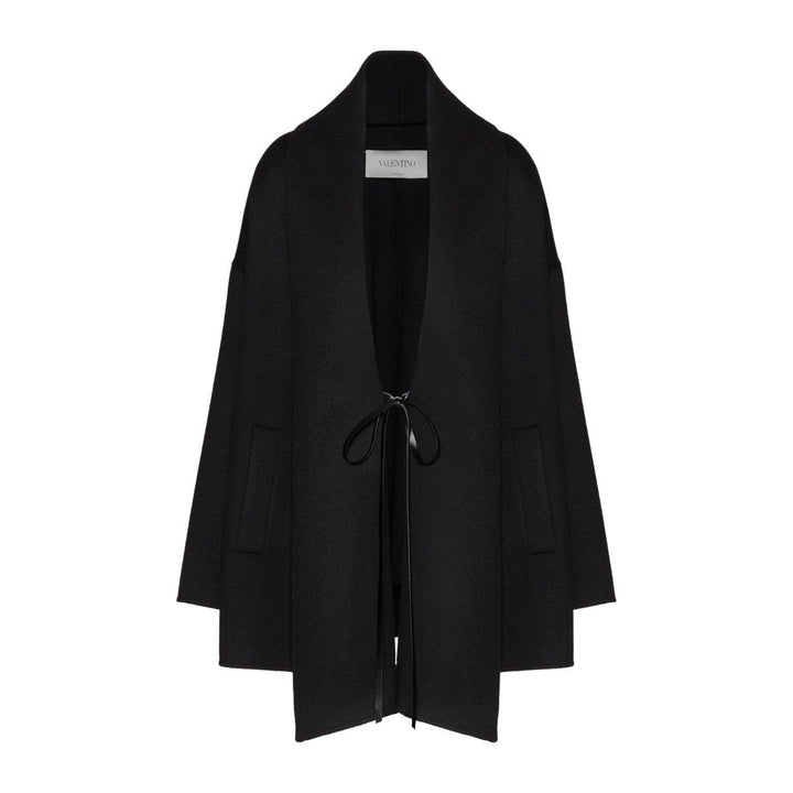 Valentino-Wool-Cashmere Cape Coat - Runway Catalog