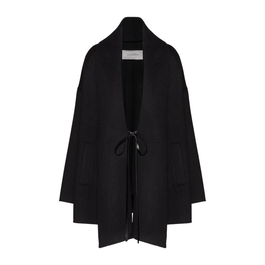 Valentino-Wool-Cashmere Cape Coat - Runway Catalog
