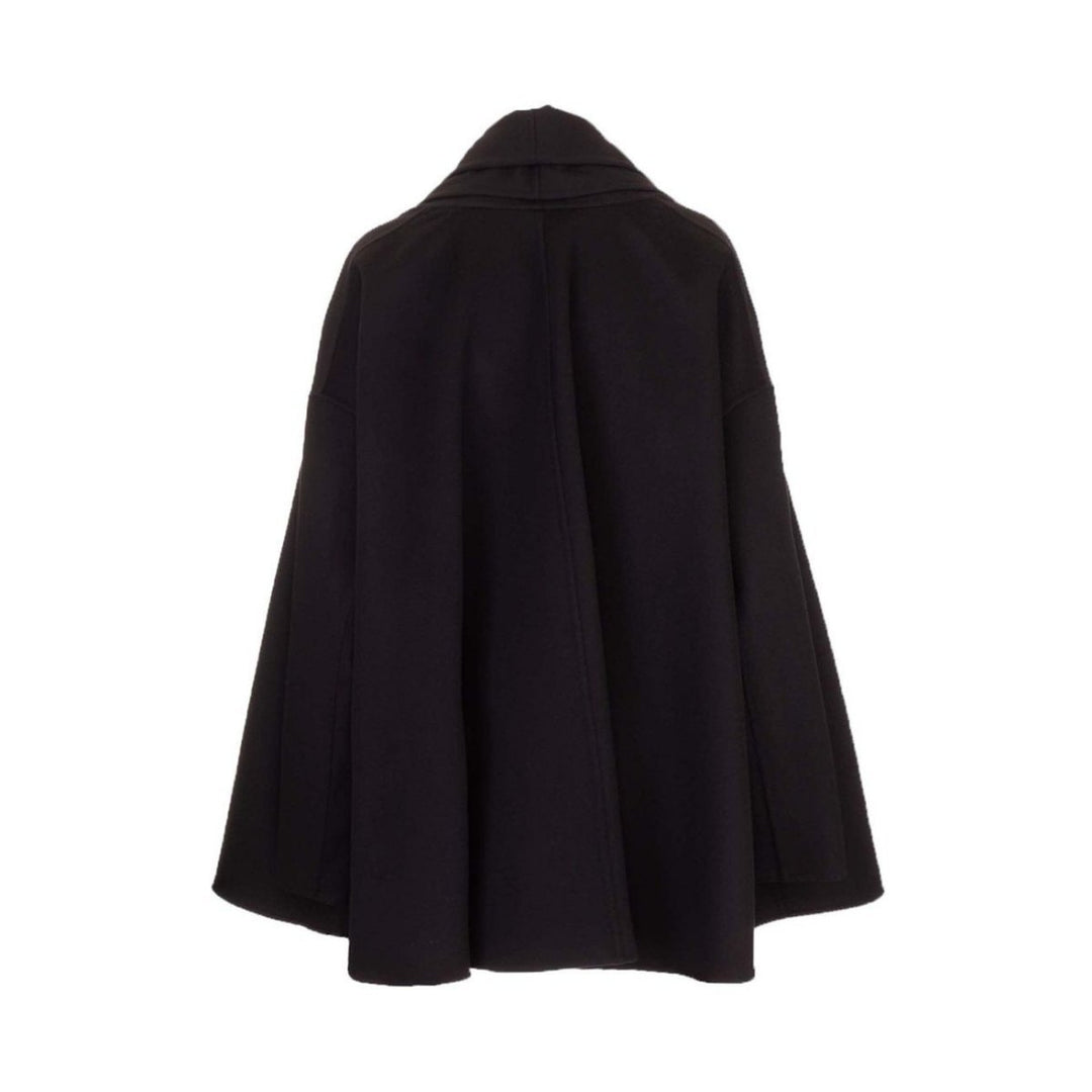 Wool-Cashmere Cape Coat