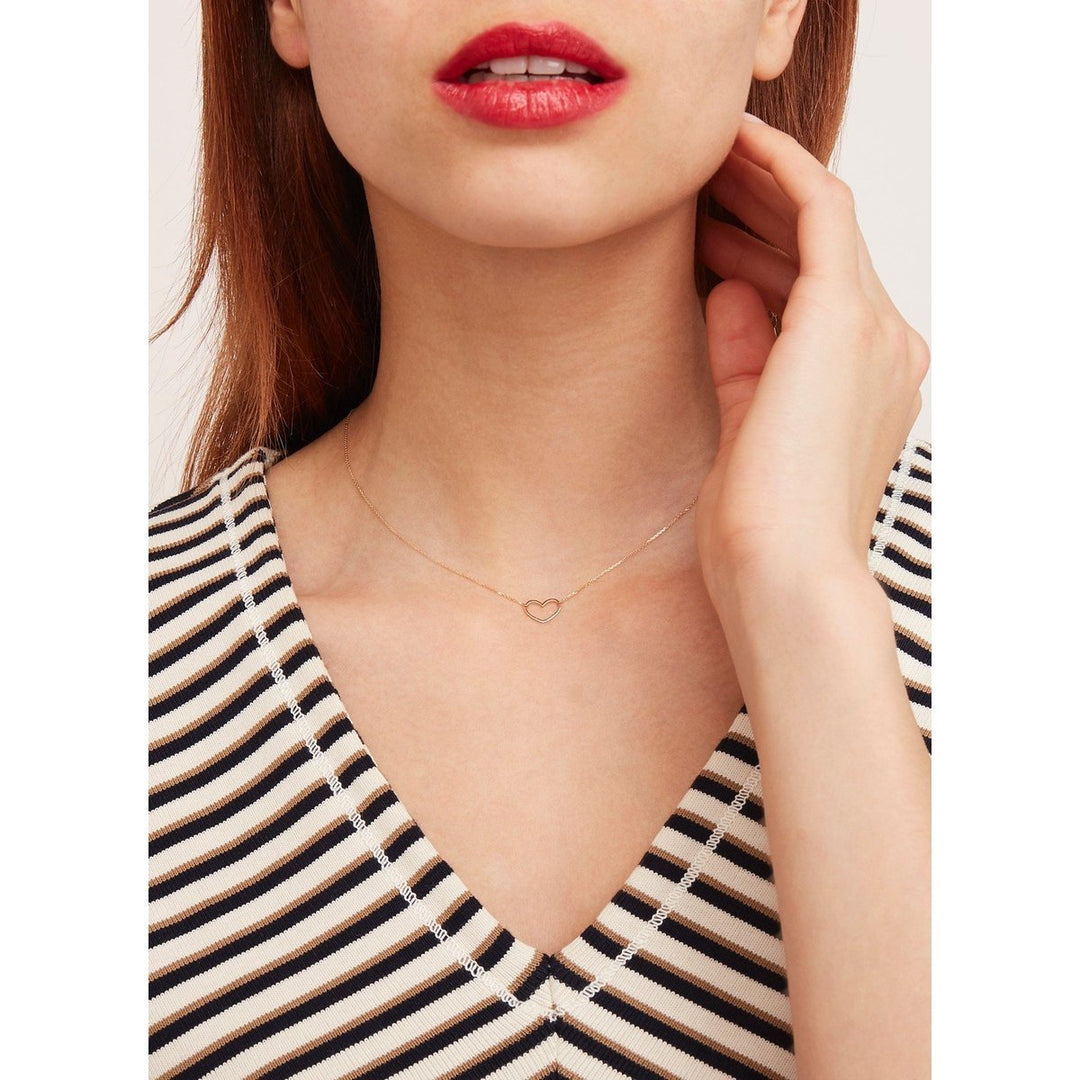 Gold Mini Heart Angie Necklace