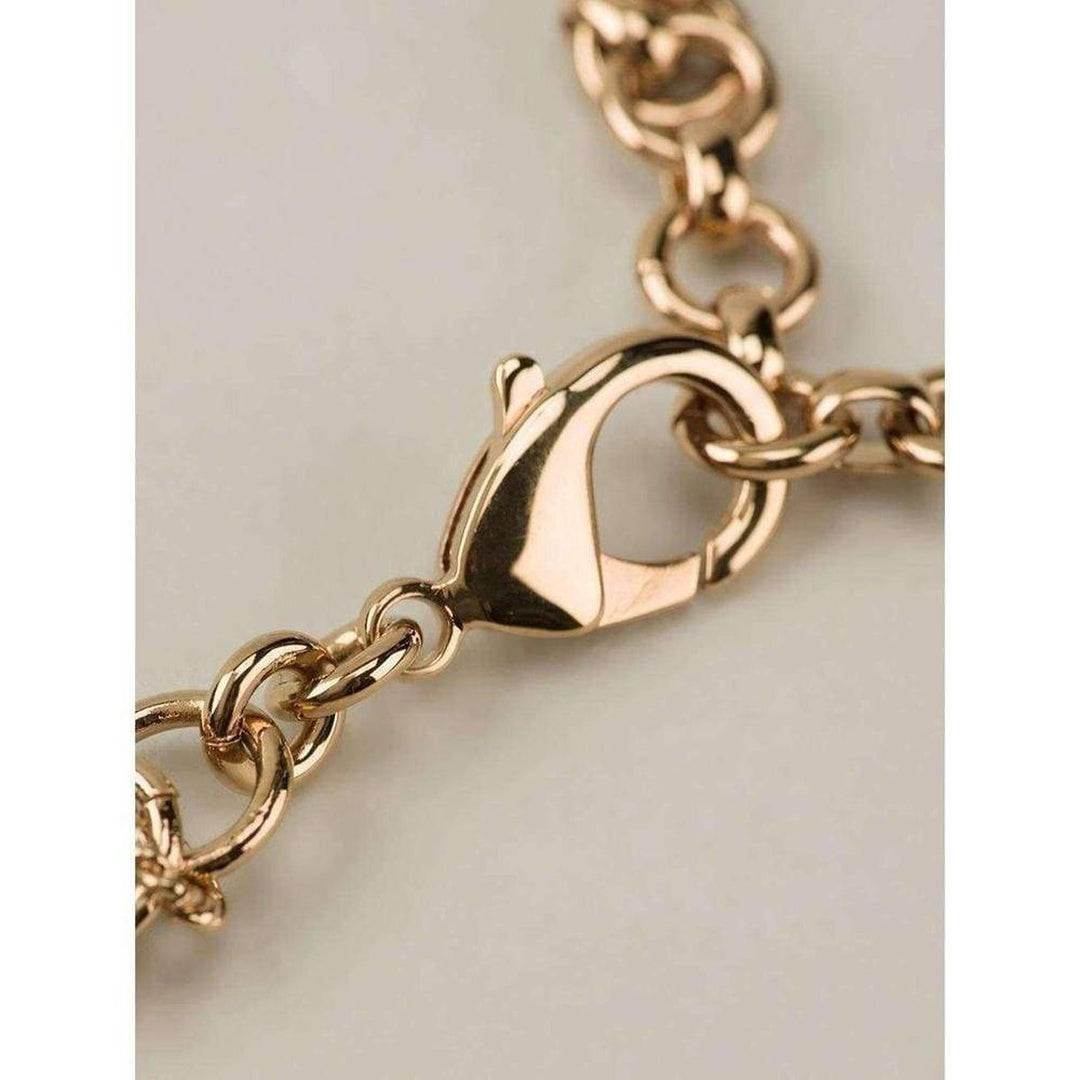 Gold Embellished Medusa Oversized Pendant Necklace