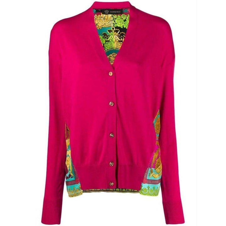Versace-Medusa Print Cardigan - Runway Catalog