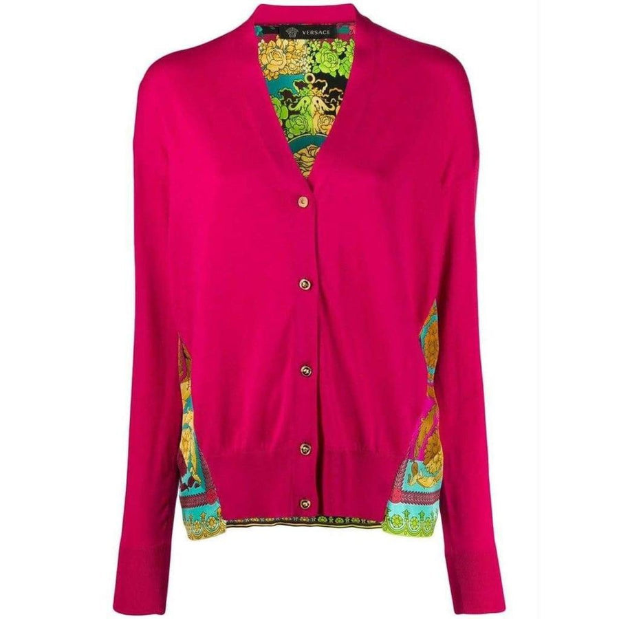 Versace-Medusa Print Cardigan - Runway Catalog