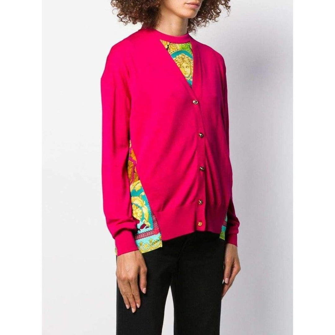 Medusa Print Cardigan