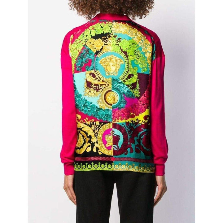 Medusa Print Cardigan
