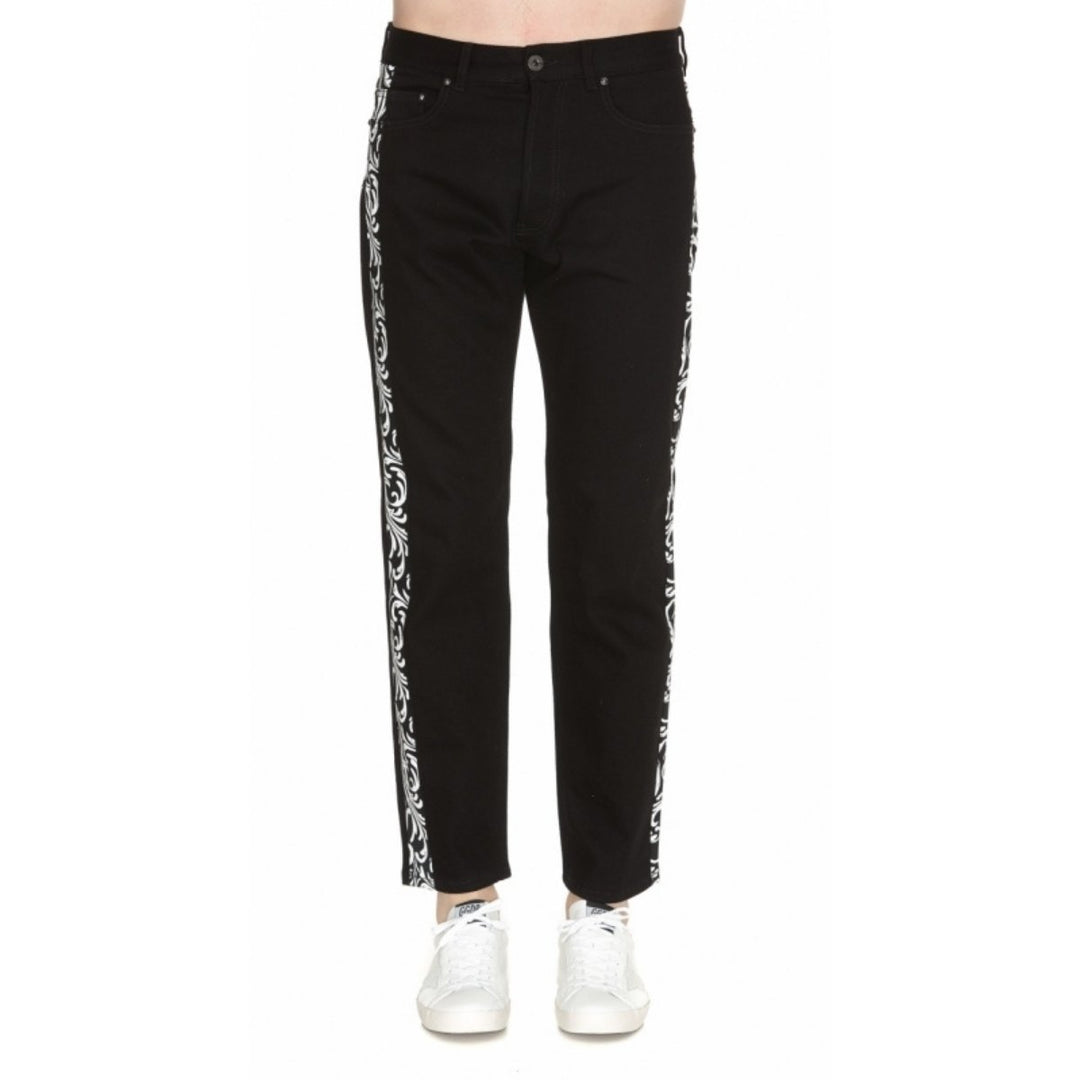 Printed Detail Jeans