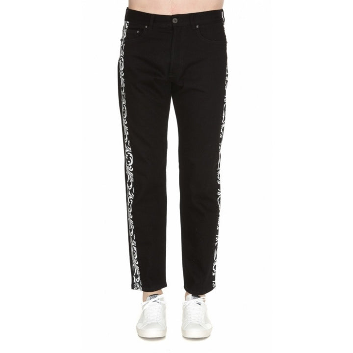Printed Detail Jeans