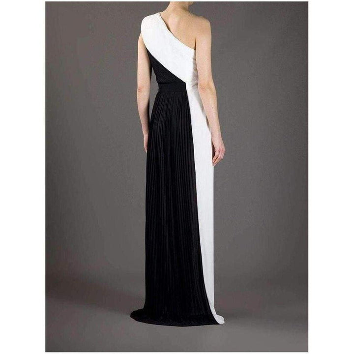 Bi-Color Evening Gown