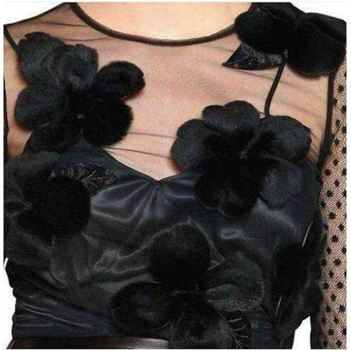 Flower Tulle Top