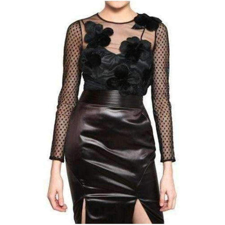 Flower Tulle Top