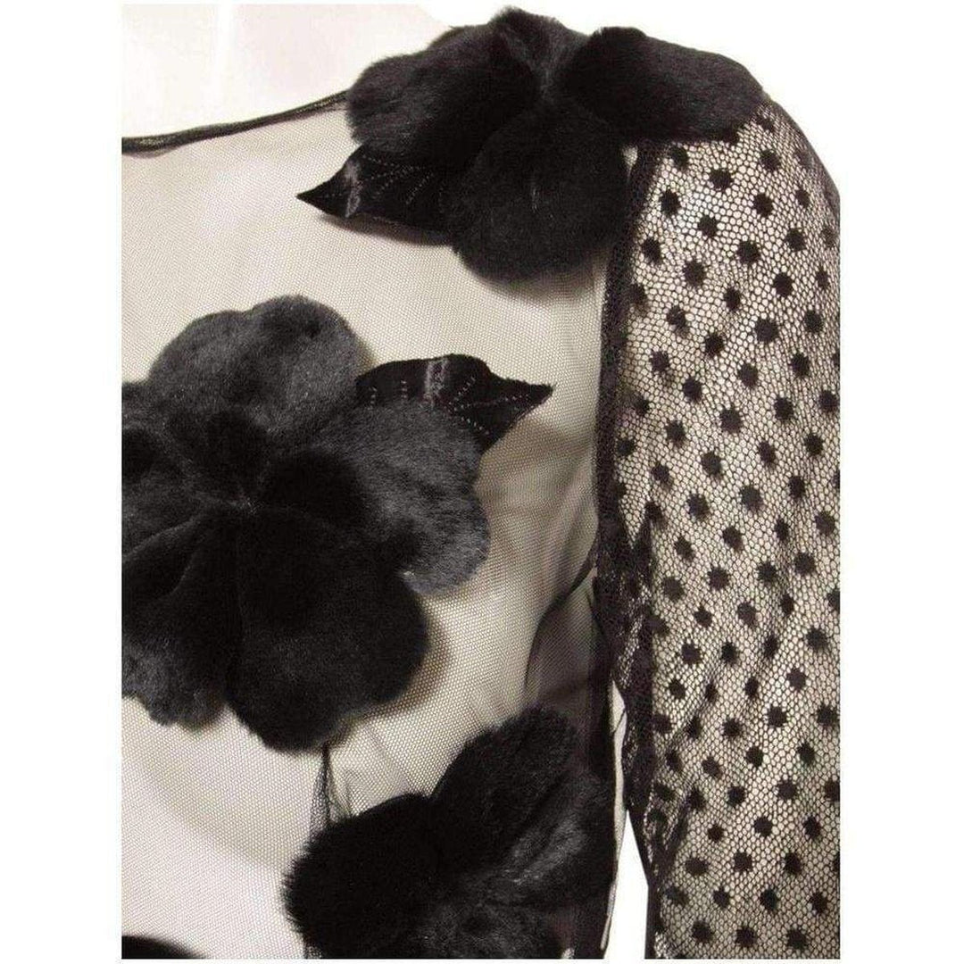 Flower Tulle Top