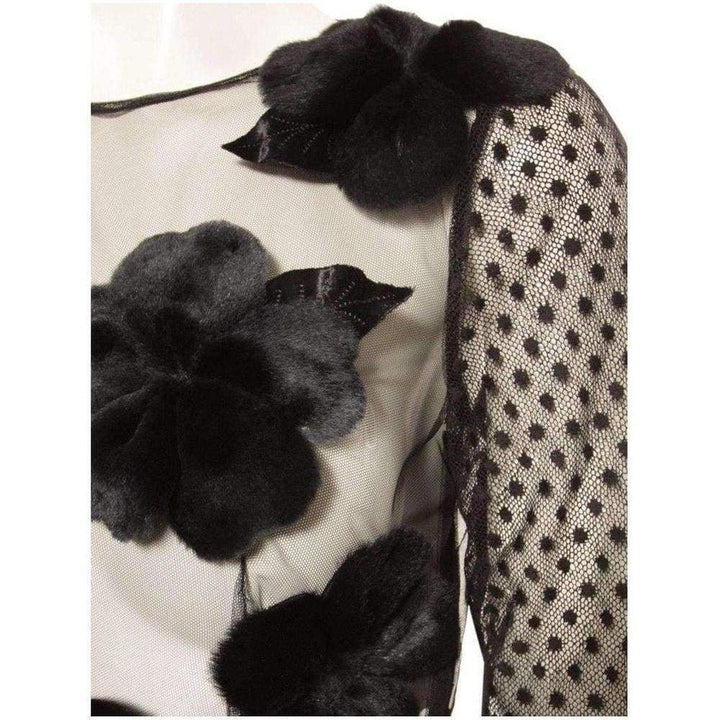 Flower Tulle Top