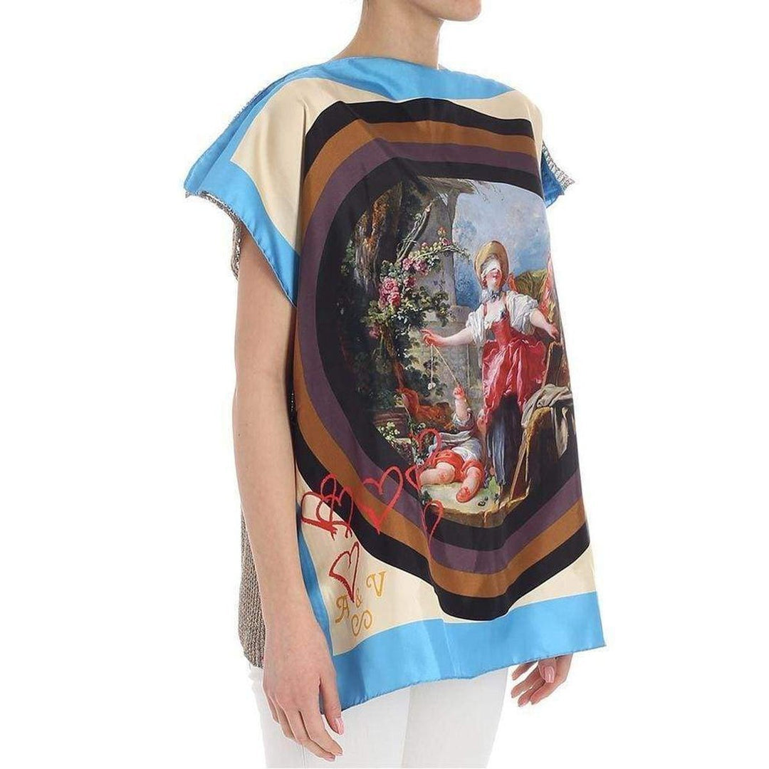 Blue Fragonard Square Unisex T-shirt