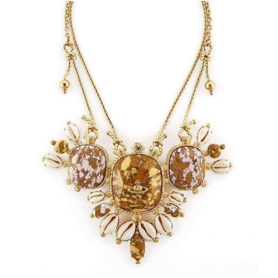 Gold Plated Lusaka Necklace